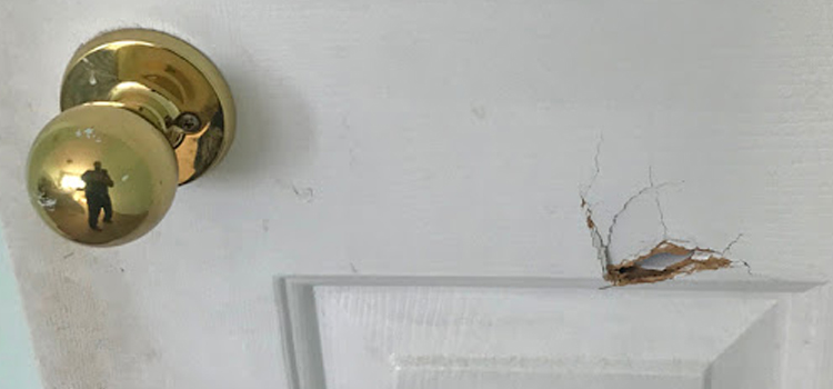 interior door hole repair Crescent City